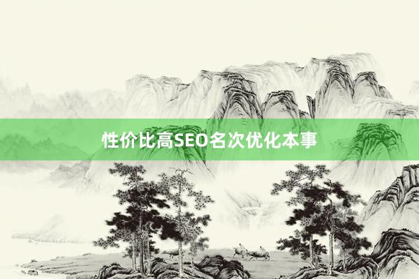 性价比高SEO名次优化本事